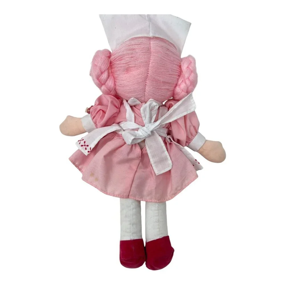 Applause Piroette Nurse Clara Cloth Doll Pink Hair Nurse Dress 2596 13 in - Picture 2 of 9
